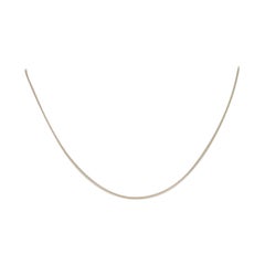 New Cable Chain Necklace, 14k Yellow Gold Italian
