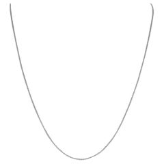 New Wheat Chain Necklace, 950 Platinum Lobster Claw Clasp