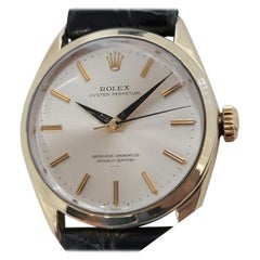Mens Rolex Oyster Perpetual 1024 Gold-Capped Automatic 1960s Vintage RJC103