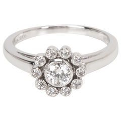 Tiffany & Co. Diamond Daisy Ring in Platinum '0.35 CTW'