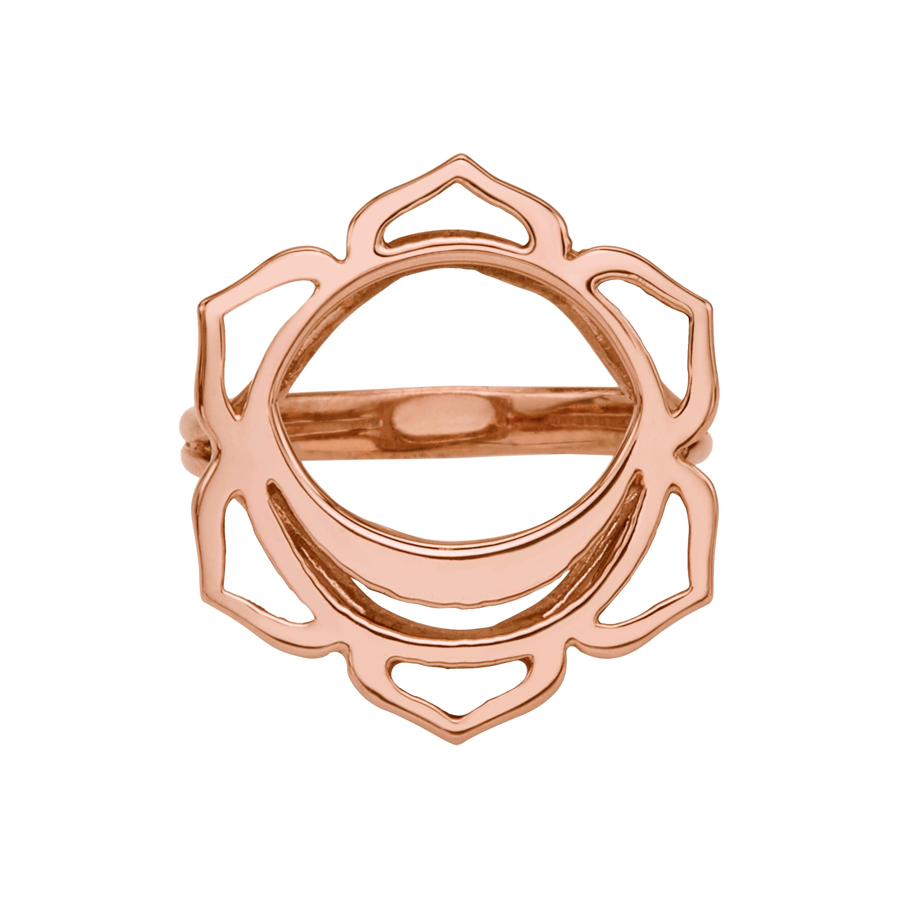 For Sale:  Handcrafted Yoga Ring with the Svadhisthana Sex Sacral Chakra in 14Kt Gold