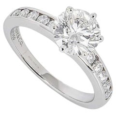 Tiffany & Co. Platinum Diamond Ring 1.53ct F/VS2