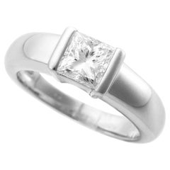 Van Cleef & Arpels 1.04 Carat Diamond D-VVS2 18 Karat White Gold Solitaire Ring