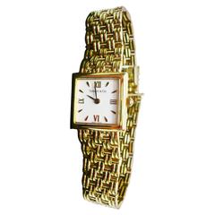 Tiffany & Co. Lady's Yellow Gold Dress Quartz Wristwatch