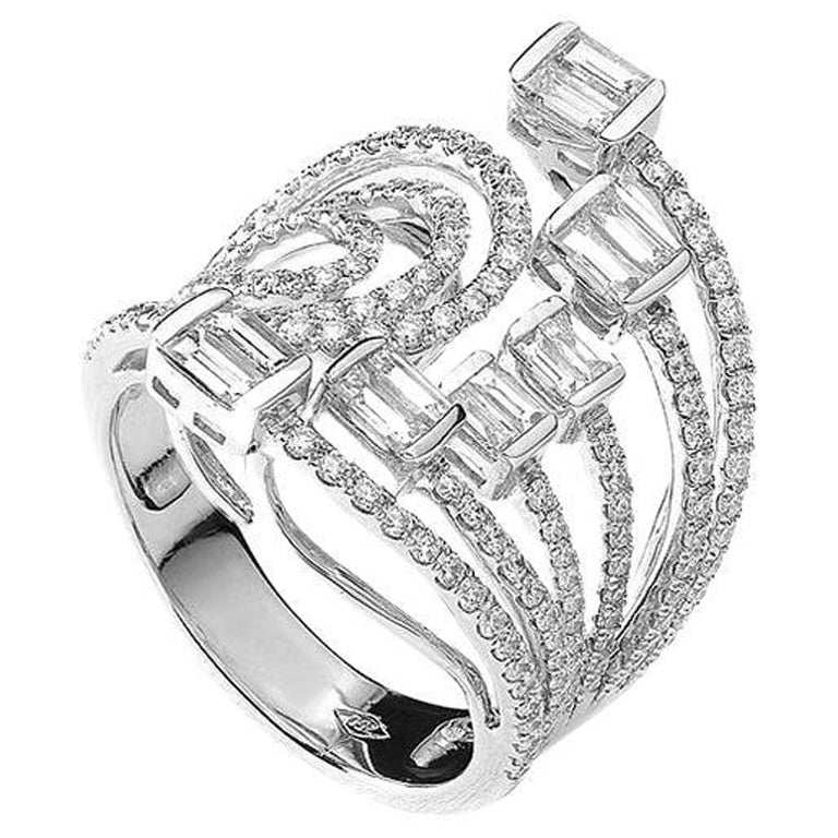 Diamond White Gold Ring