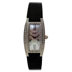 Piaget White Gold Diamond "Limelight" Quartz Wristwatch