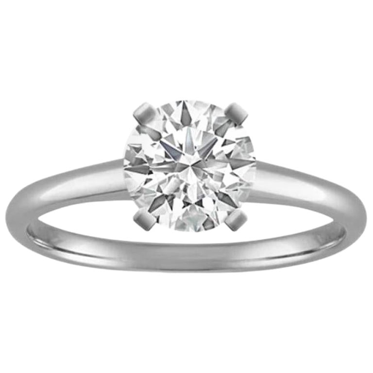 GIA Certified 3.07 Carat I VS2 Natural Diamond Solitaire Engagement Ring