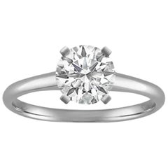 GIA Certified 3.07 Carat I VS2 Natural Diamond Solitaire Engagement Ring