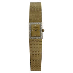 Pre-Owned Lady's Baume & Mercier Classic Vintage Diamond Mesh Watch 14KY .60ctw