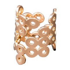 Geometric Bubbles Ring in 18kt Rose Gold by Mohamad Kamra