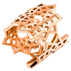 Arabesque Deco Andalusian Style Ring in 18kt Rose Gold