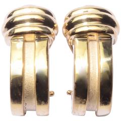 Tiffany Gold Hoop Earrings 8