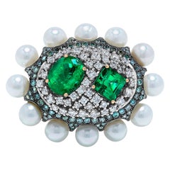 Anillo Emilio Jewelry 7.50 Quilates Esmeralda Colombiana