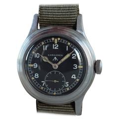 Longines Stainless Steel British Ministry of Defense Wristwatch