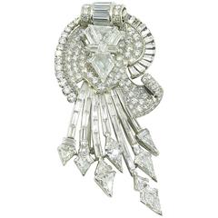 Incredible Diamond Platinum Brooch