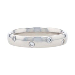 Platinum Diamond Eternity Band, 950 Round .30ctw Comfort Fit Wedding Ring