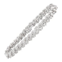 Alexander 12.48ct Multi Diamond Bracelet 18 Karat White Gold