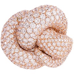 Bague serpent en or Palmiero 11::64 carats de diamants