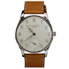 Vintage International Watch Co. Stainless Steel Portuguese Wristwatch Ref 325
