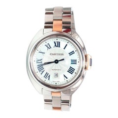 Cartier 18kt Rose Gold/Steel Cle de Cartier Watch