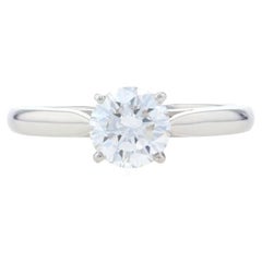 Cartier Solitär 1895 Diamant-Verlobungsring:: Platin 950 rund 1::03ct GIA