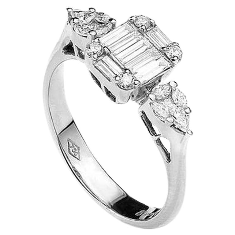 Diamond White Gold Ring