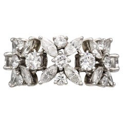 Tiffany & Co. Flexible Diamond Platinum Eternity Band Ring