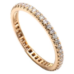 Tiffany & Co. Soleste 18 Karat Rose Gold Diamond Eternity Band Ring