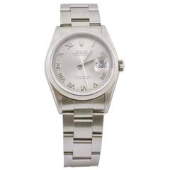 Rolex Stainless Steel DateJust Wristwatch Ref A608660