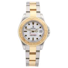 Vintage Rolex Yellow Gold Stainless Steel Yacht-Master Wristwatch Ref 68623350B7875