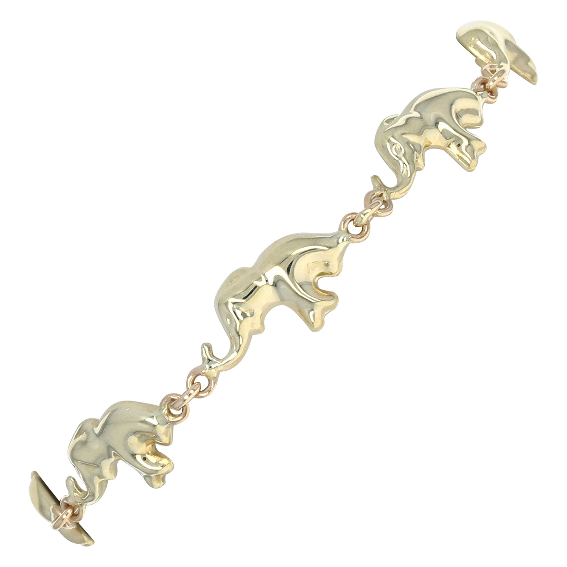 GL6 Rare dark Elephant hair bracelet gold colored – Just Elephant
