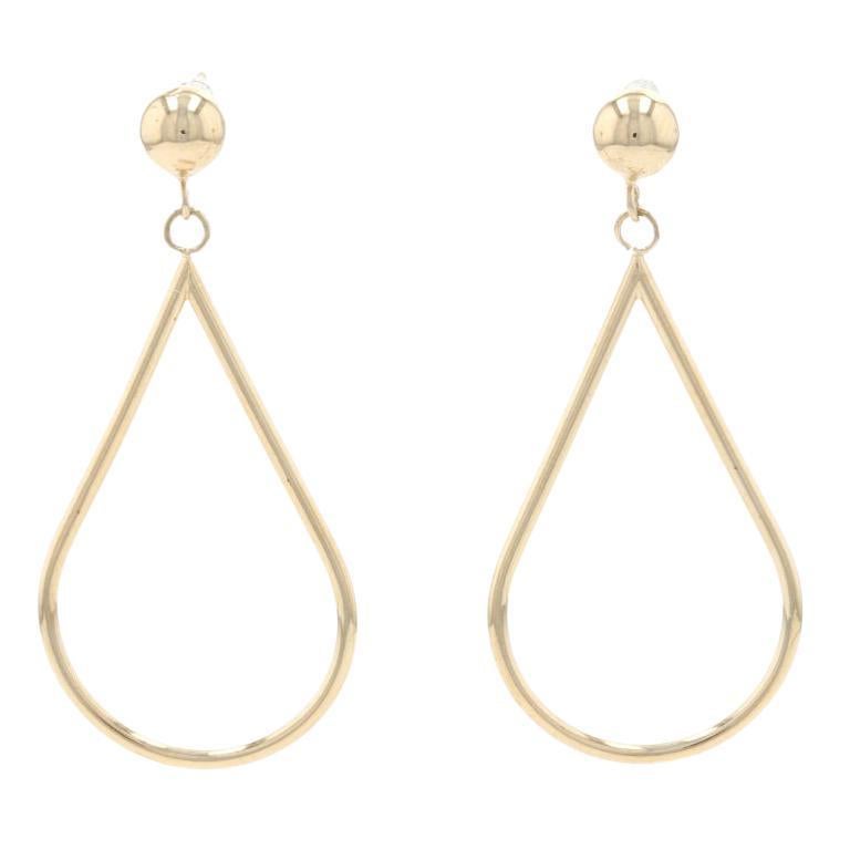 Teardrop Dangle Earring - Gold 18k PVD