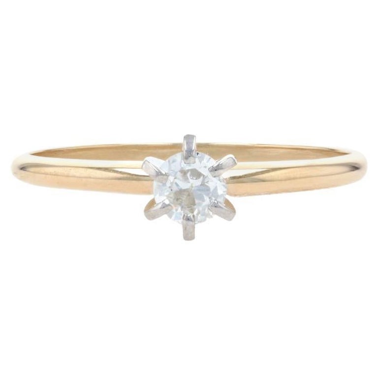 Customizable .31ct Old European Cut Diamond Engagement Ring 14k Yellow