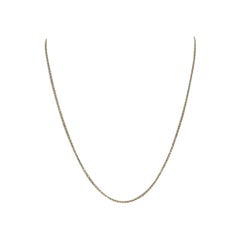 Yellow Gold Diamond Cut Rope Chain Necklace, 10k & 14k