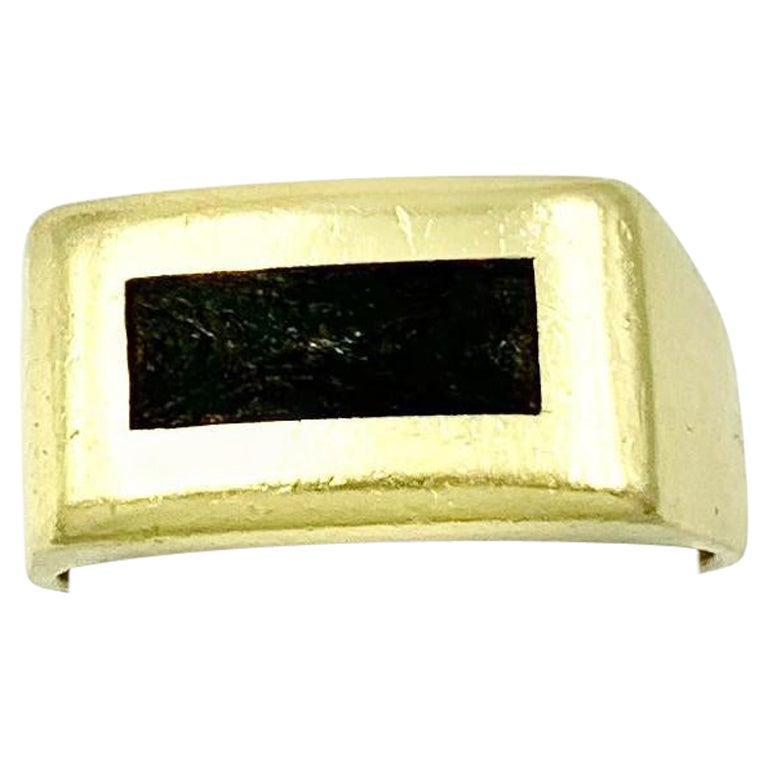 Tiffny nd Co. Broche en or june 18 crts et pltine vec turquoise