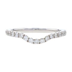 Neil Lane Diamond Enhancer Wedding Band White Gold 14k .38ctw French Guard Ring
