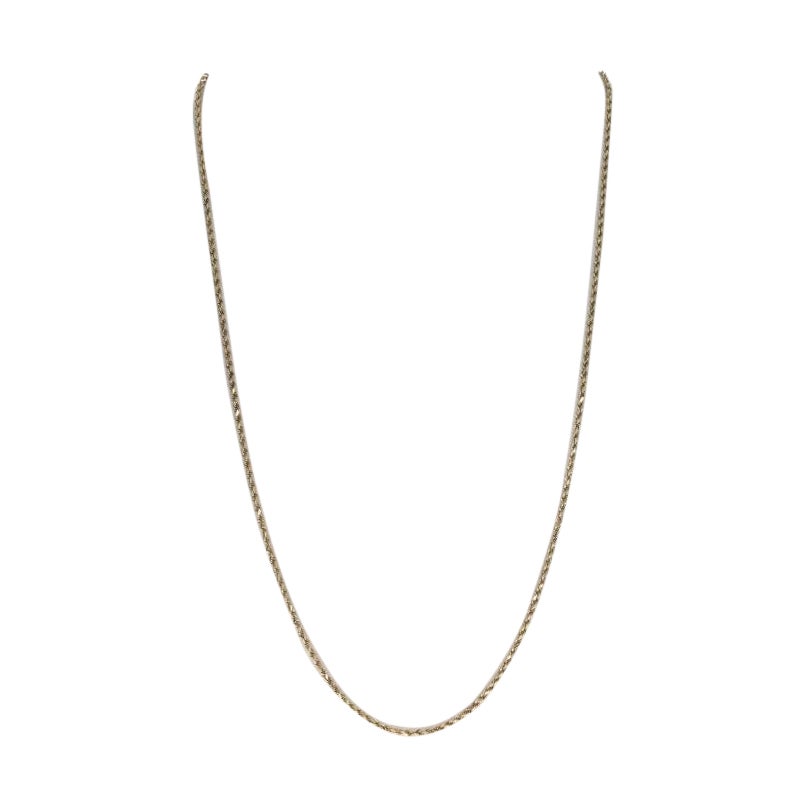 10 Karat Yellow Gold Rope Chain at 1stDibs 10 karat gold rope chain