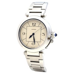 Cartier Pasha De Cartier Ref. 2730 Stainless Steel Watch Arabic Numerals