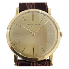 Mens Audemars Piguet Geneve 18k Gold Ultra Thin Manual Wind 1960s RA234