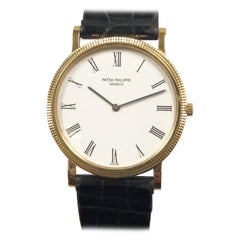 Patek Philippe Classic Calatrava Yellow Gold Quartz Wrist Watch