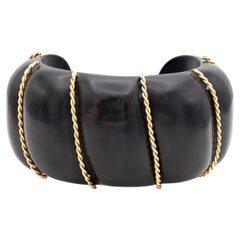 Seaman Schepps Ebony Wood Cuff