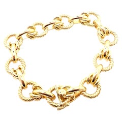 Vintage Tiffany & Co Gelbgold Gliederarmband