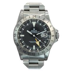 Rolex Stainless Steel Explorer II Steve McQueen 1655 Automatic Wristwatch