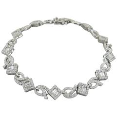 Diamond Gold Tennis Bracelet