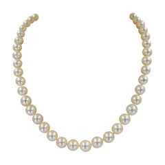 Retro Cultured Pearl Strand with Hidden Clasp