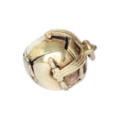 Edwardian 9 Carat Gold Masonic Orb Pendant