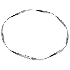 Marco Bicego, Marrakech Collection 18 K White Gold Single Strand Necklace