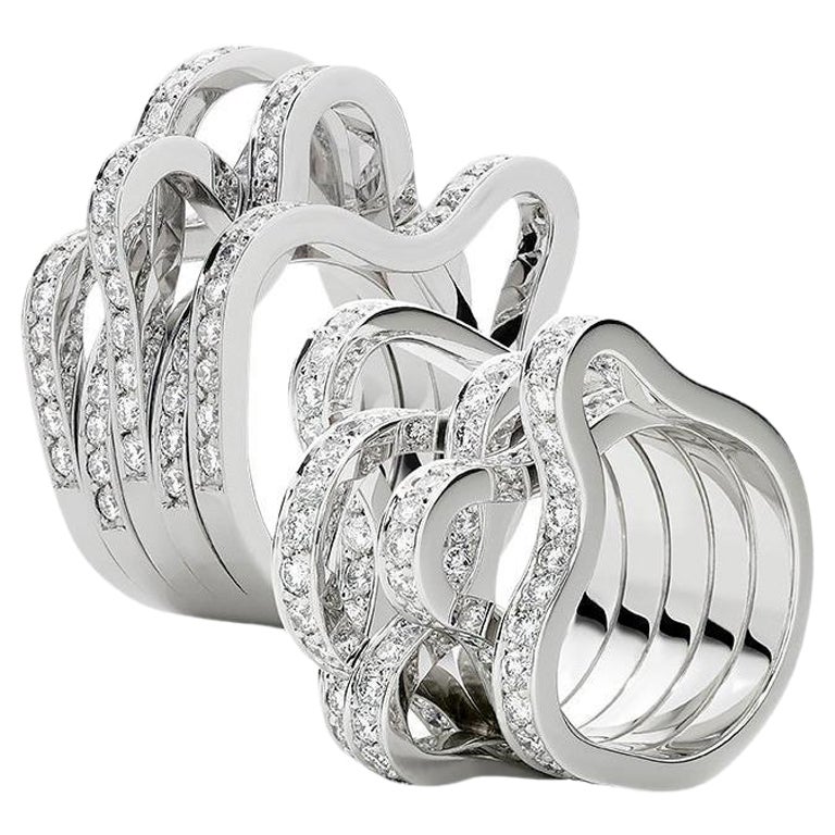 Berjani 'Waves' DGA Supreme & Red Carpet Award Winner 4.20cts Diamond Ring For Sale