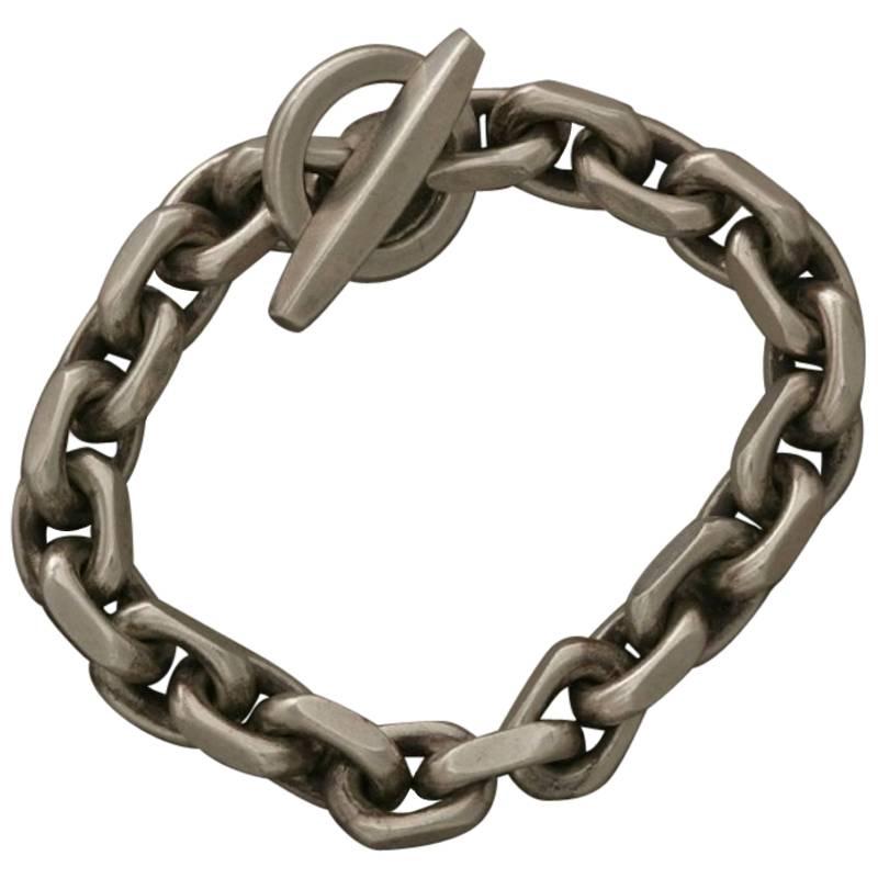 Hans Hansen Sterling Silver Chain Bracelet 