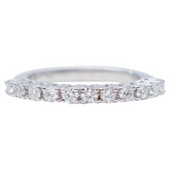 Diamonds, 18 Karat White Gold Model Veretta Ring